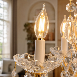 30" 10-Light Maria Theresa Crystal Chandelier - Gold - view 6