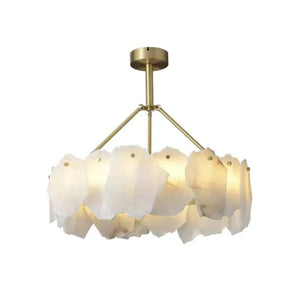 Noes Alabaster Round Chandelier - view 2