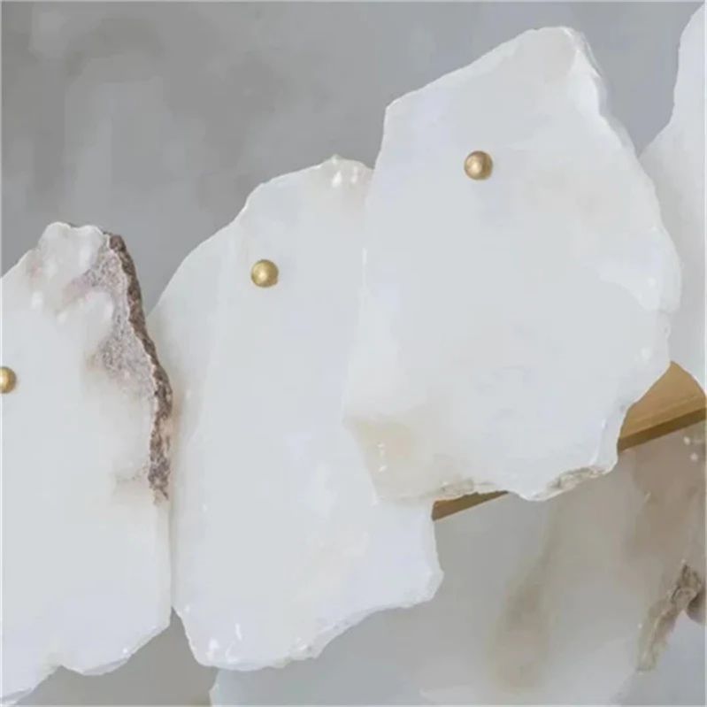 Noes Alabaster Round Chandelier - view 6