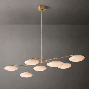 Navy Linear Chandelier 61" - view 4