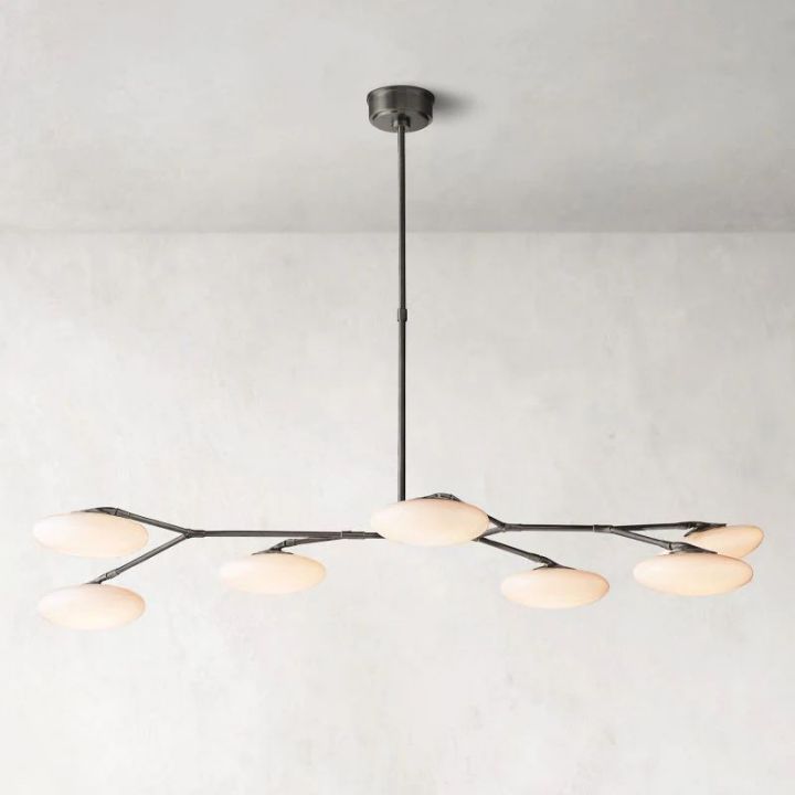 Navy Linear Chandelier 61" - view 5