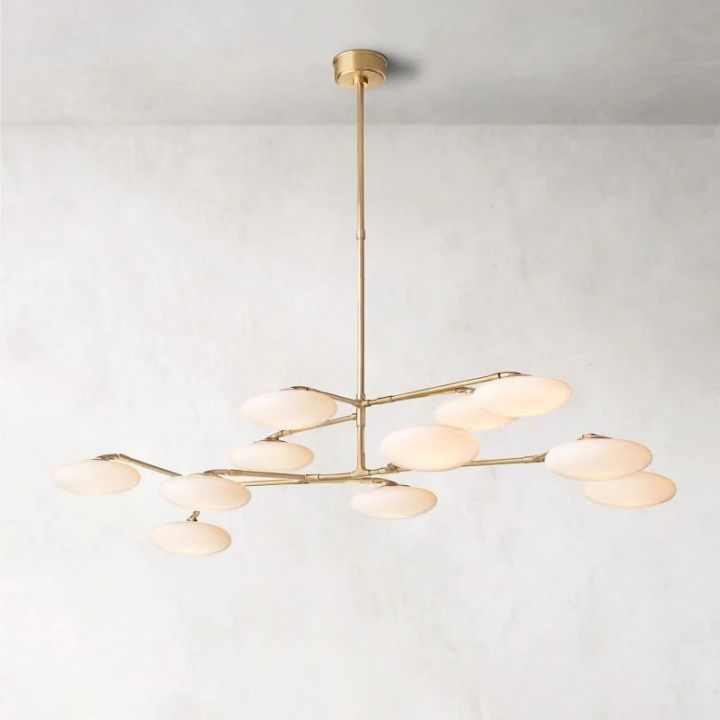 Navy Linear Chandelier 65" - view 5