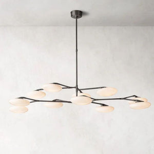 Navy Linear Chandelier 65" - view 2