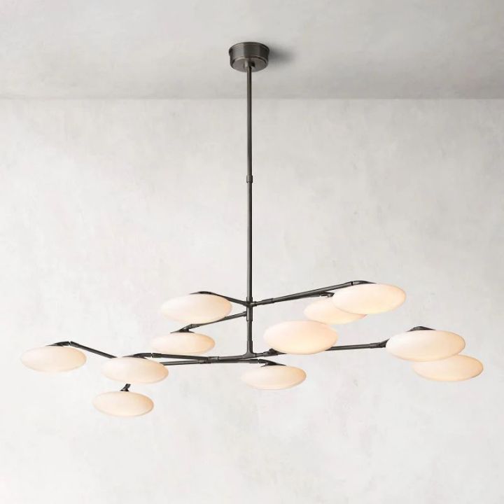 Navy Linear Chandelier 65" - view 6