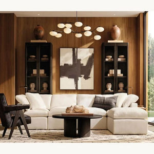 Navy Linear Chandelier 65" - view 3
