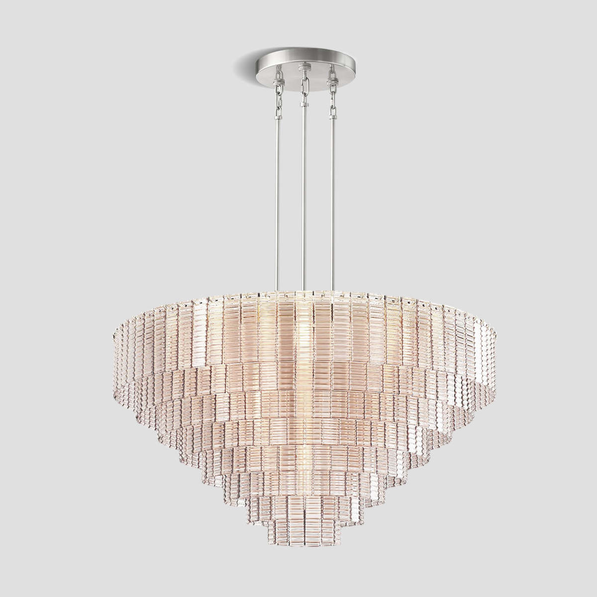 Guts Round Glass Tile Chandelier - view 8