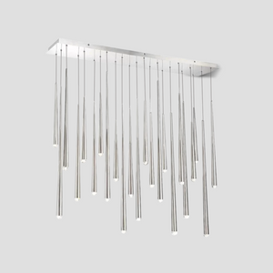 Alren Rectangle Tubular Chandelier, rectangular - view 4