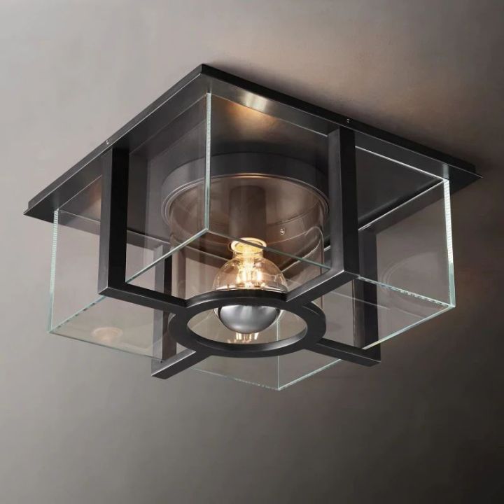 Noble Square Flushmount, flush mount - view 4