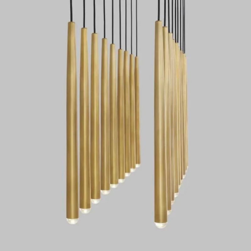 Visual 18-Light Linear Chandelier 48" - view 2