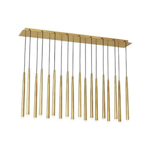 Visual 18-Light Linear Chandelier 48"