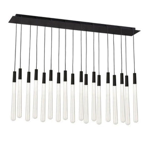 Visual 18-Light Linear Crystal Chandelier 48" - view 2