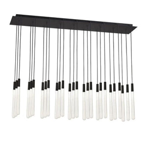 Visual 27-Light Linear Crystal Chandelier 48" - view 2