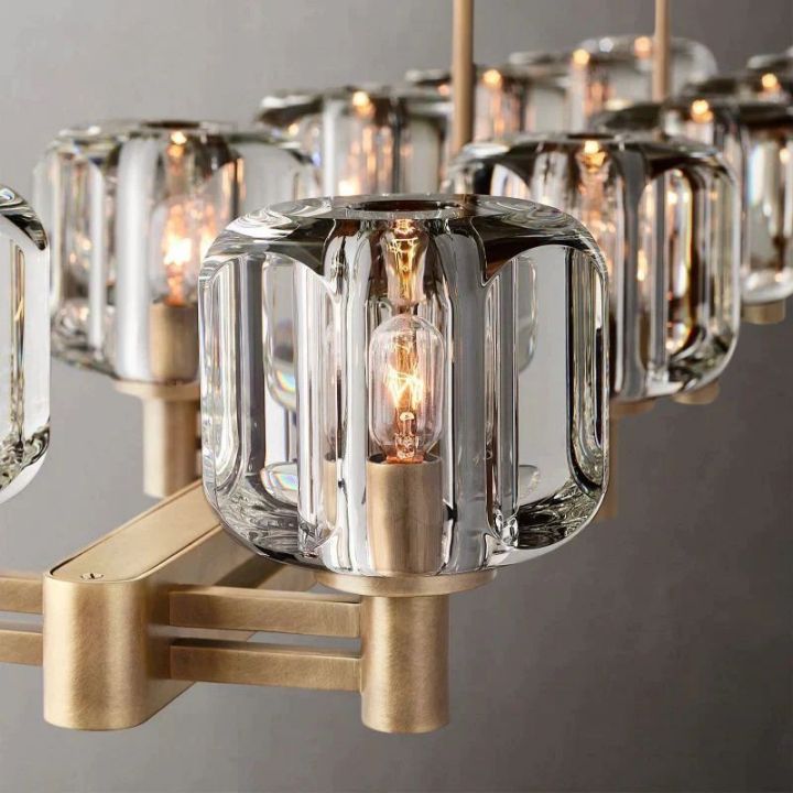 Nora Double Linear Chandelier 72'' - view 9