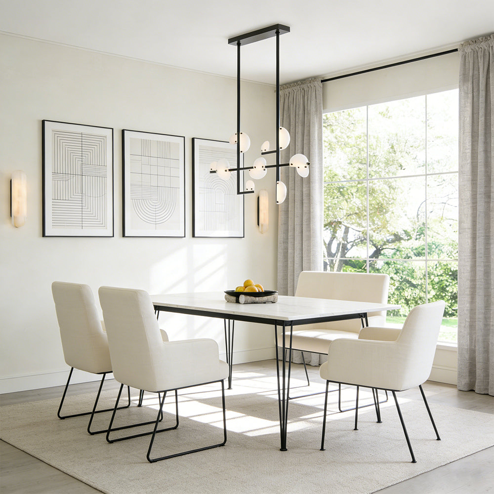 Nora Linear Alabaster Chandelier - view 10