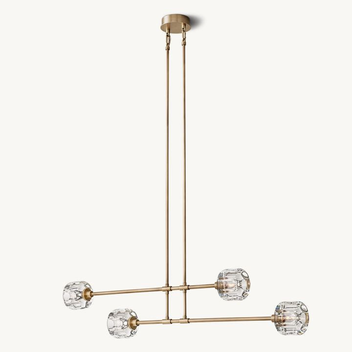 Nora Modern Linear Chandelier 54“ - view 4
