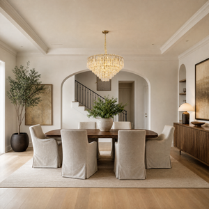 Notturno Crystal Crown Chandelier