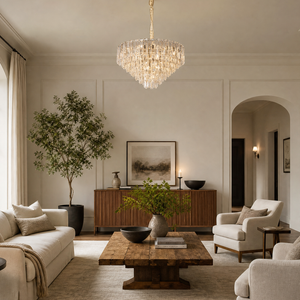 Notturno Crystal Crown Chandelier
