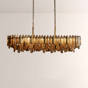 Nova Crystal Prism Linear Chandelier - view 2