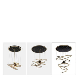Aleron Crystal Ring Sputnik Chandelier, K9 crystal - view 11