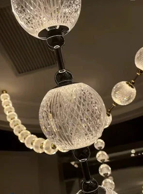 Modern Creative Pearl Necklace Chandelier for Living Room/Staircase/Foyer/Entryway - view 2