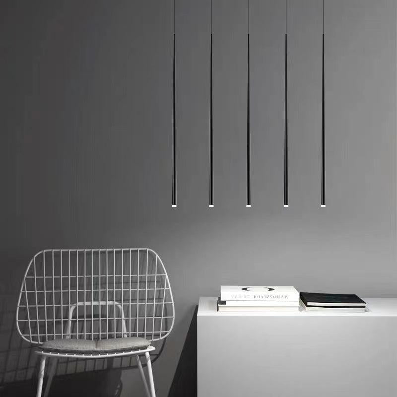 Minimalist Modern Conical Long Chandelier for Dining / Living Room / Ceiling Duplex / Spiral Staircase - view 2