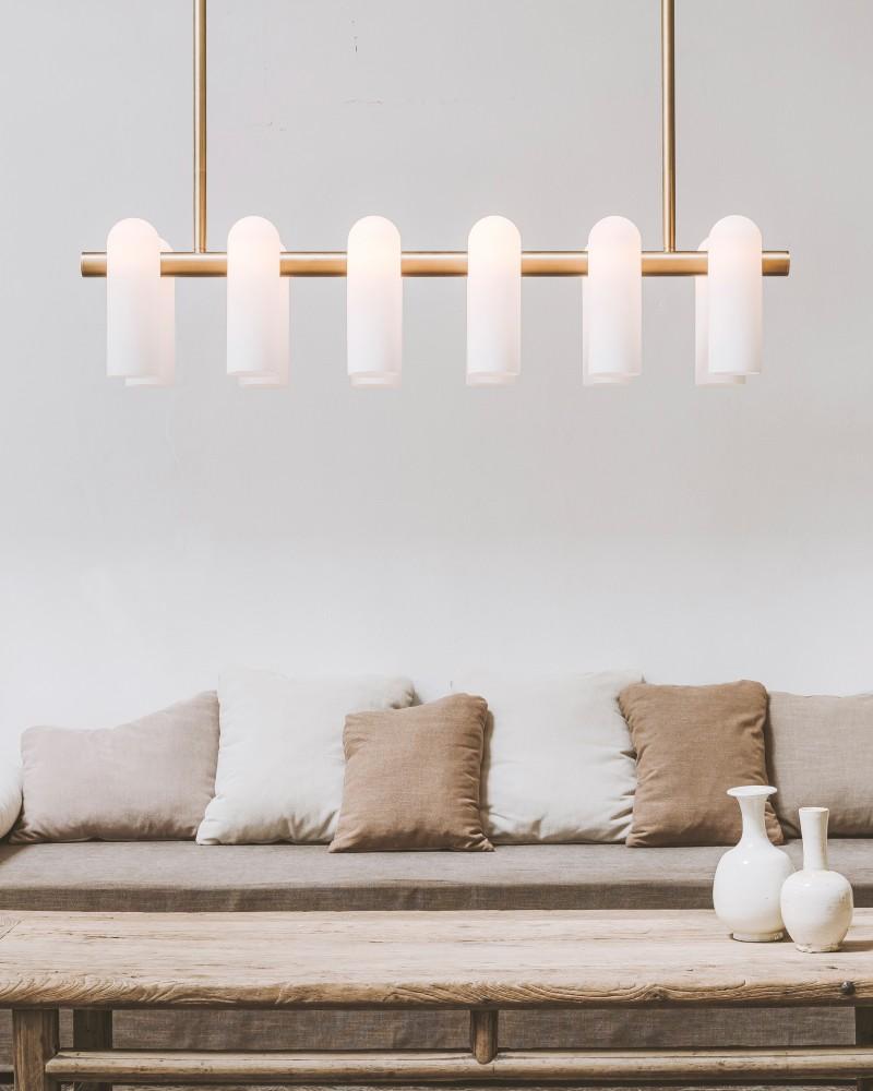 Odysey Linear Modern Chandelier - view 11