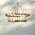 Celestine Vintage Filament 2-Tier Chandelier