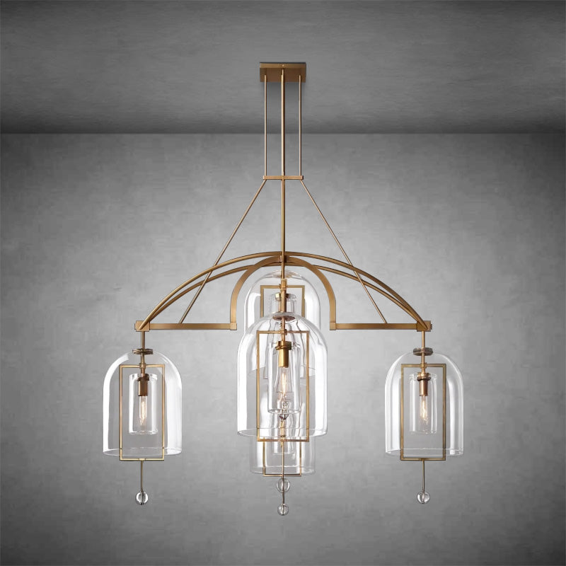 Fable Grand Round Chandelier 61" 5-Lights