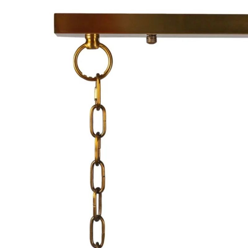 Ole Rectangle Chandelier Alabaster, rectangular - view 6