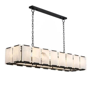 Ole Rectangle Chandelier Alabaster, rectangular - view 4