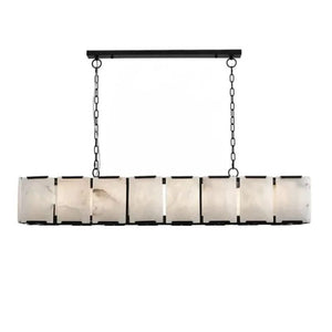 Ole Rectangle Chandelier Alabaster, rectangular - view 3