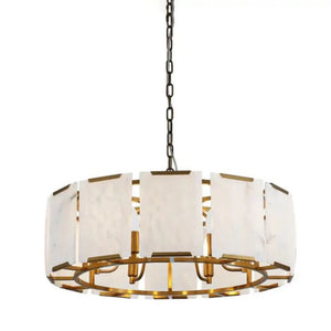 Ole Round Chandelier Alabaster - view 2