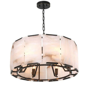 Ole Round Chandelier Alabaster - view 3