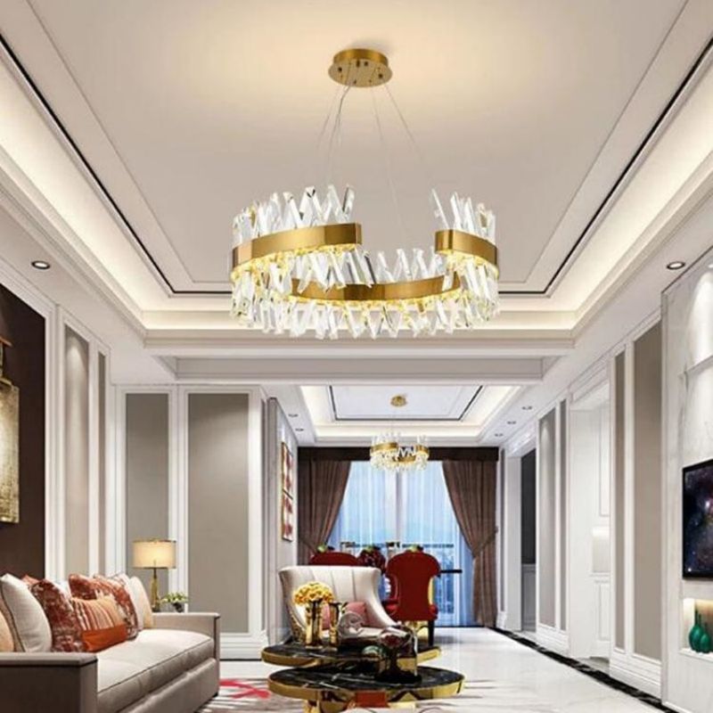 Open Round Crystal Chandelier - view 2