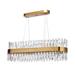 Wave Oval Crystal Chandelier - view 4