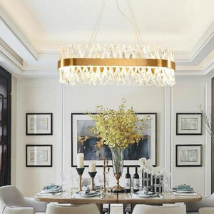 Wave Oval Crystal Chandelier - view 2