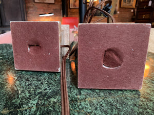 20th Century Marble Obelisk Table Lamps - a Pair | ON HOLD - view 14