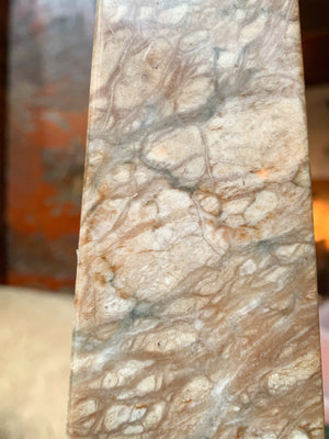 20th Century Marble Obelisk Table Lamps - a Pair | ON HOLD - view 10