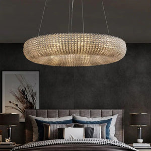 Pamper Crystal Round LED Chandelier 32" - view 4