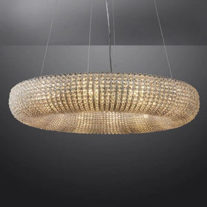 Pamper Crystal Round LED Chandelier 32" - view 5