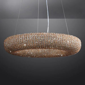 Pamper Crystal Round LED Chandelier 32" - view 9