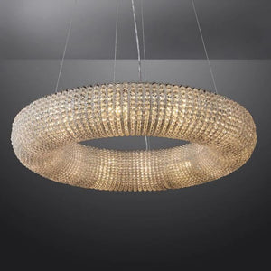 Pamper Crystal Round LED Chandelier 41" - view 5