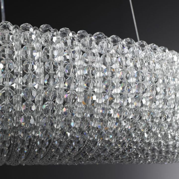 Pamper Crystal Round LED Chandelier 41" - view 11