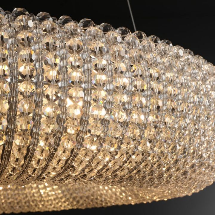 Pamper Crystal Round LED Chandelier 41" - view 12