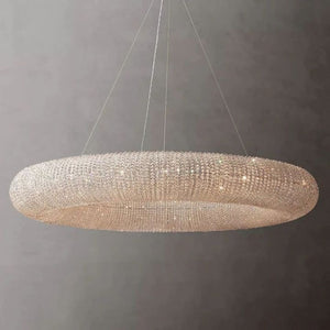 Pamper Crystal Round LED Chandelier 59" - view 4