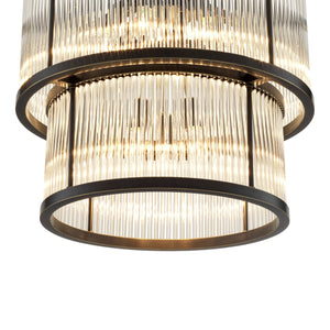 Palmera Modern Chandelier - [Bronze/Nickel] 