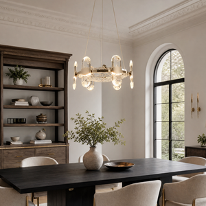 Pearl Net Modern Sculptural Pendant Light, K9 crystal - view 5