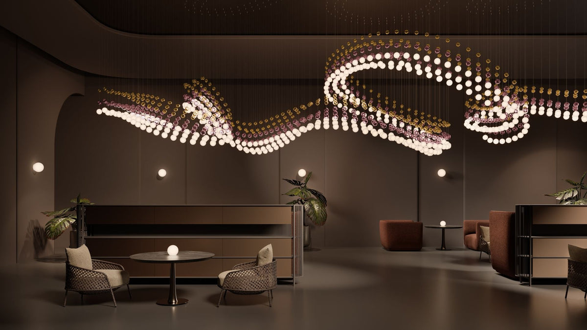 Pearl Curtain Customize Chandelier - view 9