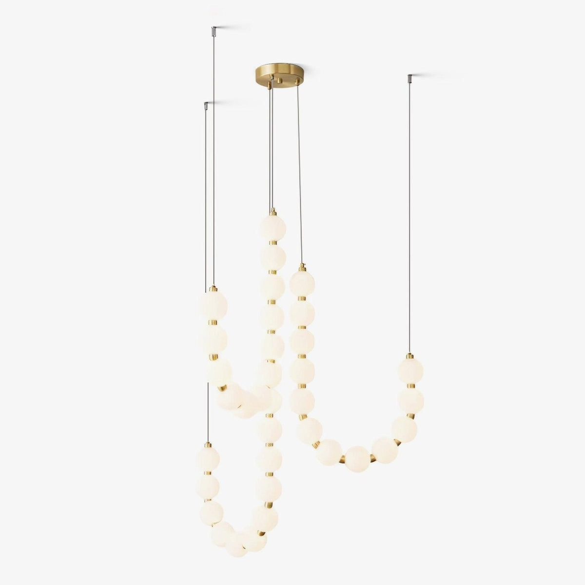 Glass Pearl Necklace Chandelier - view 55