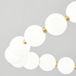 Glass Pearl Necklace Chandelier - view 13